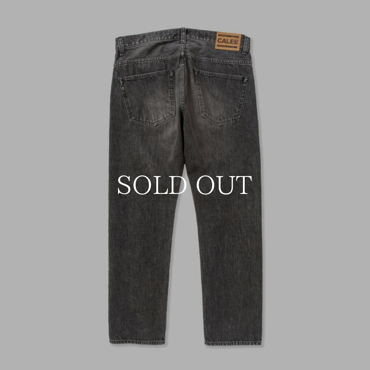 画像2: CALEE  VINTAGE REPRODUCT TAPERED DENIM PANTS <UB> (2)