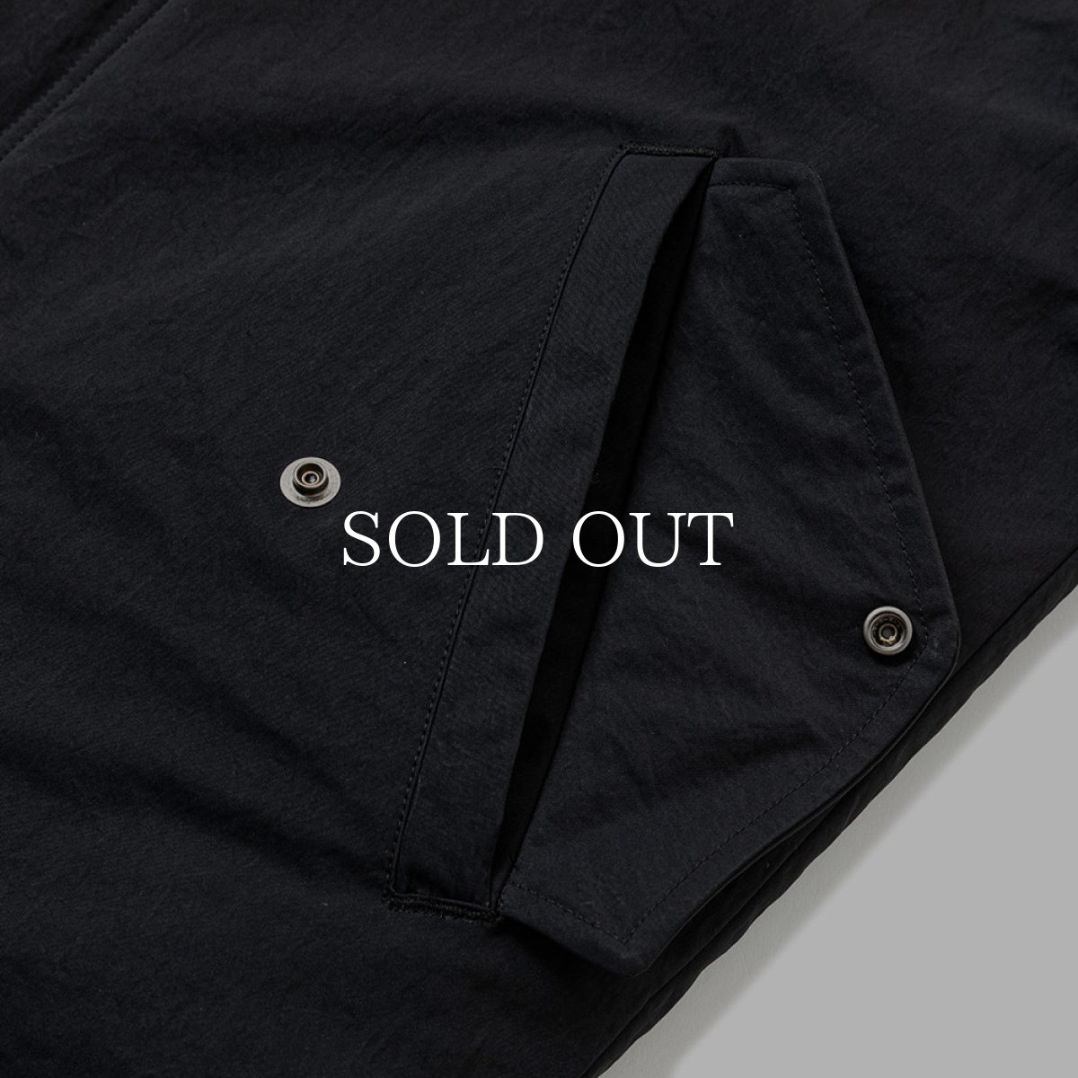 画像5: CALEE  N/T UTILITY PADDED WAIST COAT (BLACK) (5)