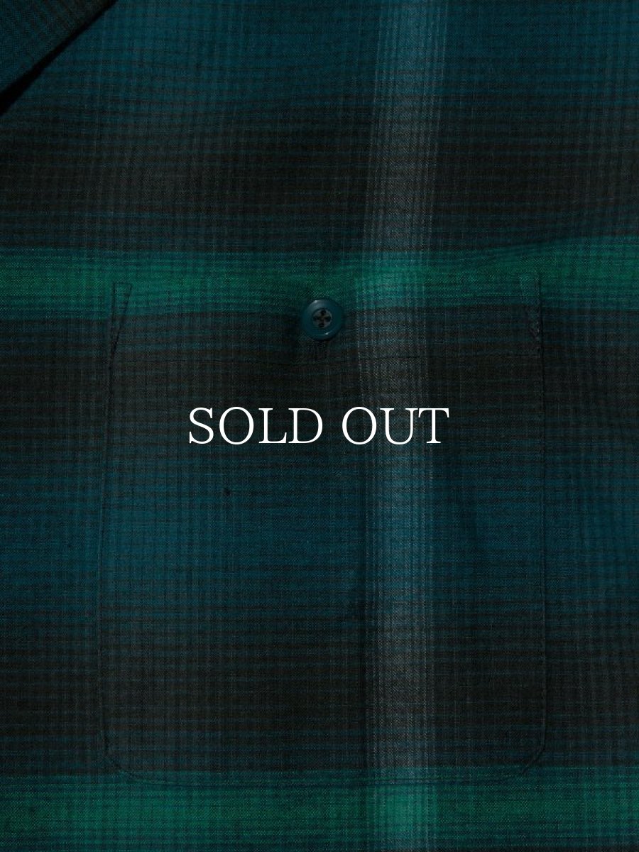 画像4: RADIALL  BOULEVARD - OPEN COLLARED SHIRT L/S (Bottle Green) (4)