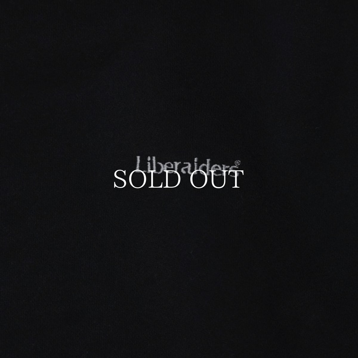 画像4: Liberaiders  COTTON FLEECE QUILTED CREWNECK II (BLACK) (4)