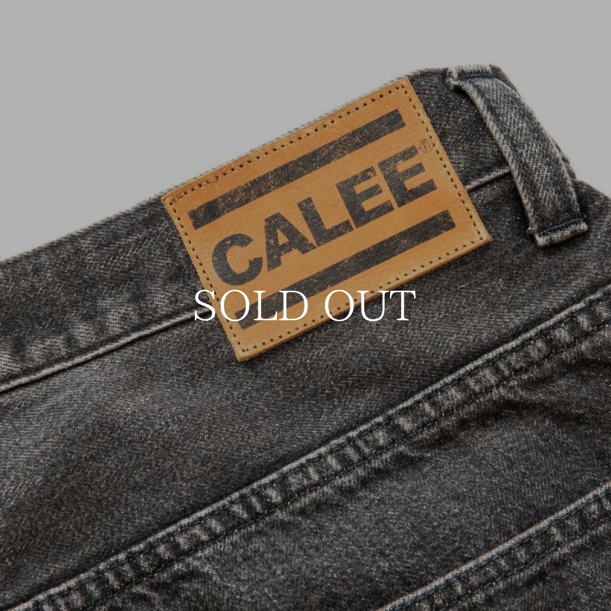 画像5: CALEE  VINTAGE REPRODUCT TAPERED DENIM PANTS <UB> (5)