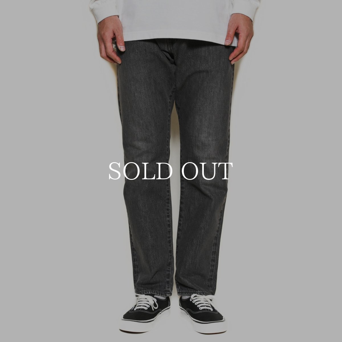 画像9: CALEE  VINTAGE REPRODUCT TAPERED DENIM PANTS <UB> (9)