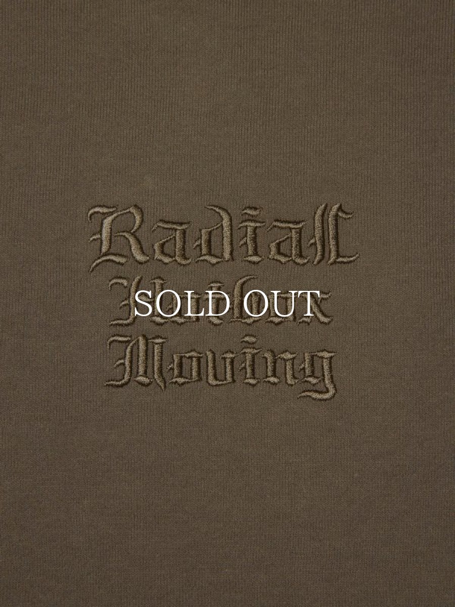 画像3: RADIALL  HOTBOX - CREW NECK T-SHIRT L/S (Taupe) (3)