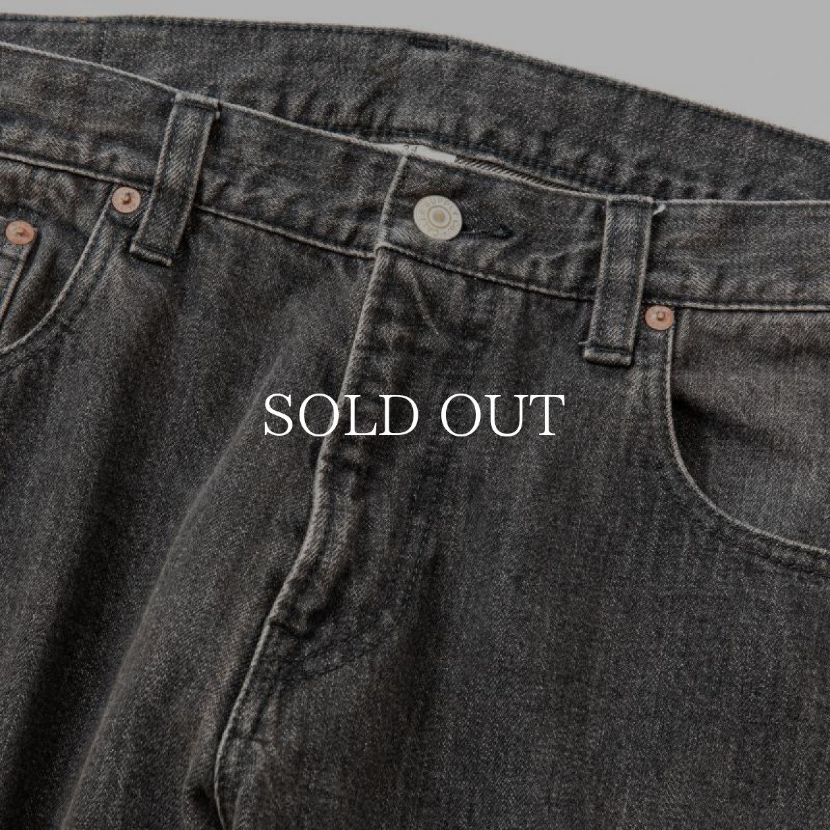 画像3: CALEE  VINTAGE REPRODUCT TAPERED DENIM PANTS <UB> (3)