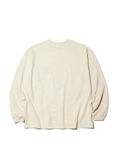 画像2: RADIALL  HOTBOX - CREW NECK T-SHIRT L/S (Oatmeal) (2)