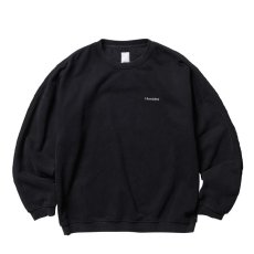 画像1: Liberaiders  COTTON FLEECE QUILTED CREWNECK II (BLACK) (1)