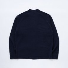 画像2: RATS  ARGYLE ZIP CARDIGAN (NAVY) (2)