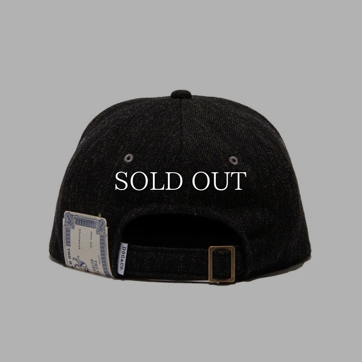 画像4: THE H.W.DOG&CO.  THW APPLIQUE BB CAP (BLACK) (4)