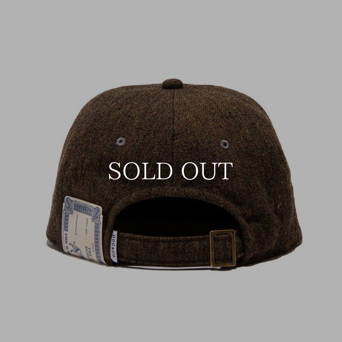 画像4: THE H.W.DOG&CO.  THW APPLIQUE BB CAP (BROWN) (4)