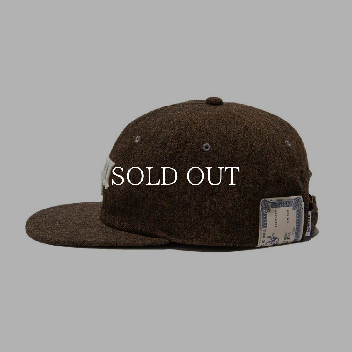 画像3: THE H.W.DOG&CO.  THW APPLIQUE BB CAP (BROWN) (3)