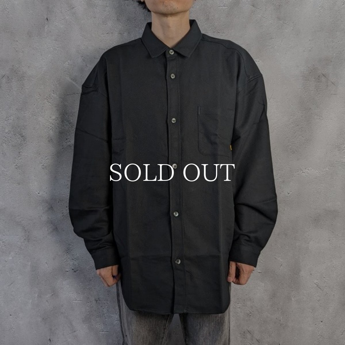 画像2: CALEE  VINTAGE REPRODUCT OVER SHILHOUETTE L/S SH (ORANGE) (2)