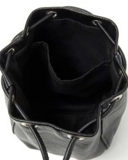 画像4: hobo  DRAWSTRING POUCH SHRINK LEATHER (BLACK) (4)