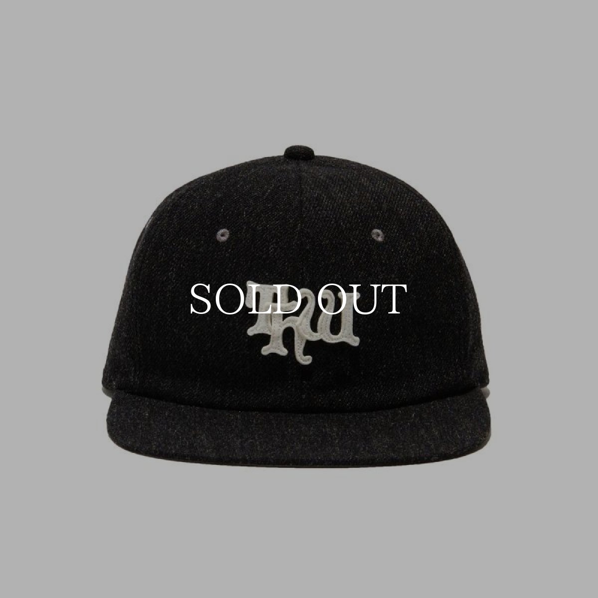 画像2: THE H.W.DOG&CO.  THW APPLIQUE BB CAP (BLACK) (2)