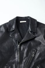 画像3: OLD JOE   PATINA HORSE-HIDE PERFECTO JACKET (PATINA BLACK) (3)