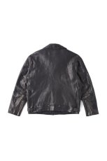 画像2: OLD JOE   PATINA HORSE-HIDE PERFECTO JACKET (PATINA BLACK) (2)