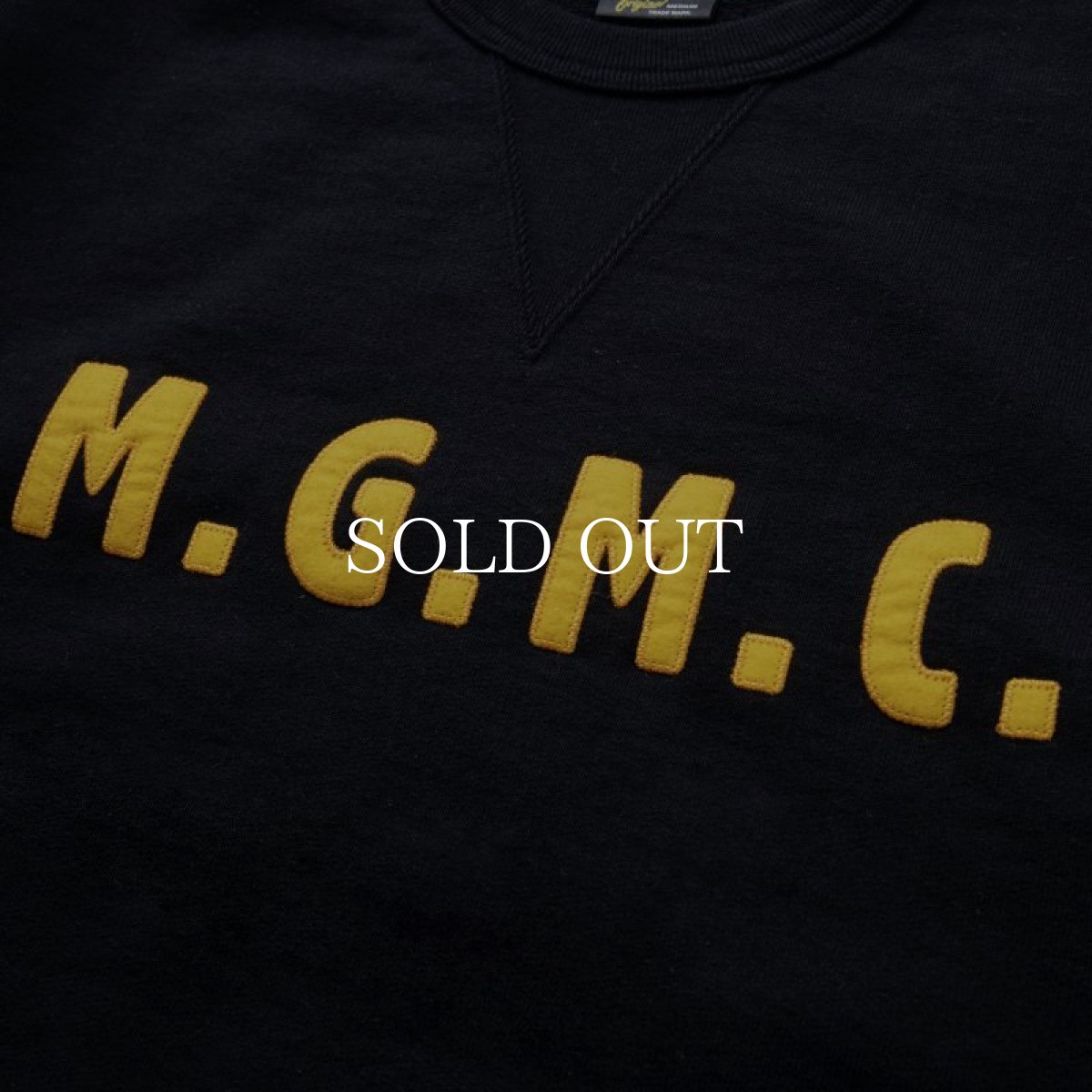 画像4: RATS  LETTERD CREW NECK SWEAT (BLACK) (4)