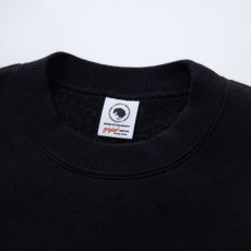 画像3: RATS  CROSS CUT CREW NECK SWEAT (BLACK) (3)