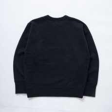 画像2: RATS  LETTERD CREW NECK SWEAT (BLACK) (2)