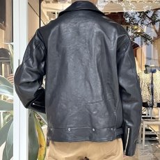 画像12: OLD JOE   PATINA HORSE-HIDE PERFECTO JACKET (PATINA BLACK) (12)