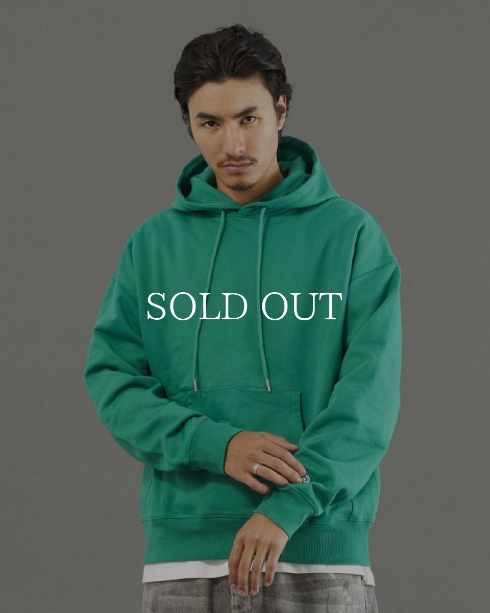 画像9: Liberaiders  HEAVY WEIGHT FLEECE HOODIE (GREEN) (9)