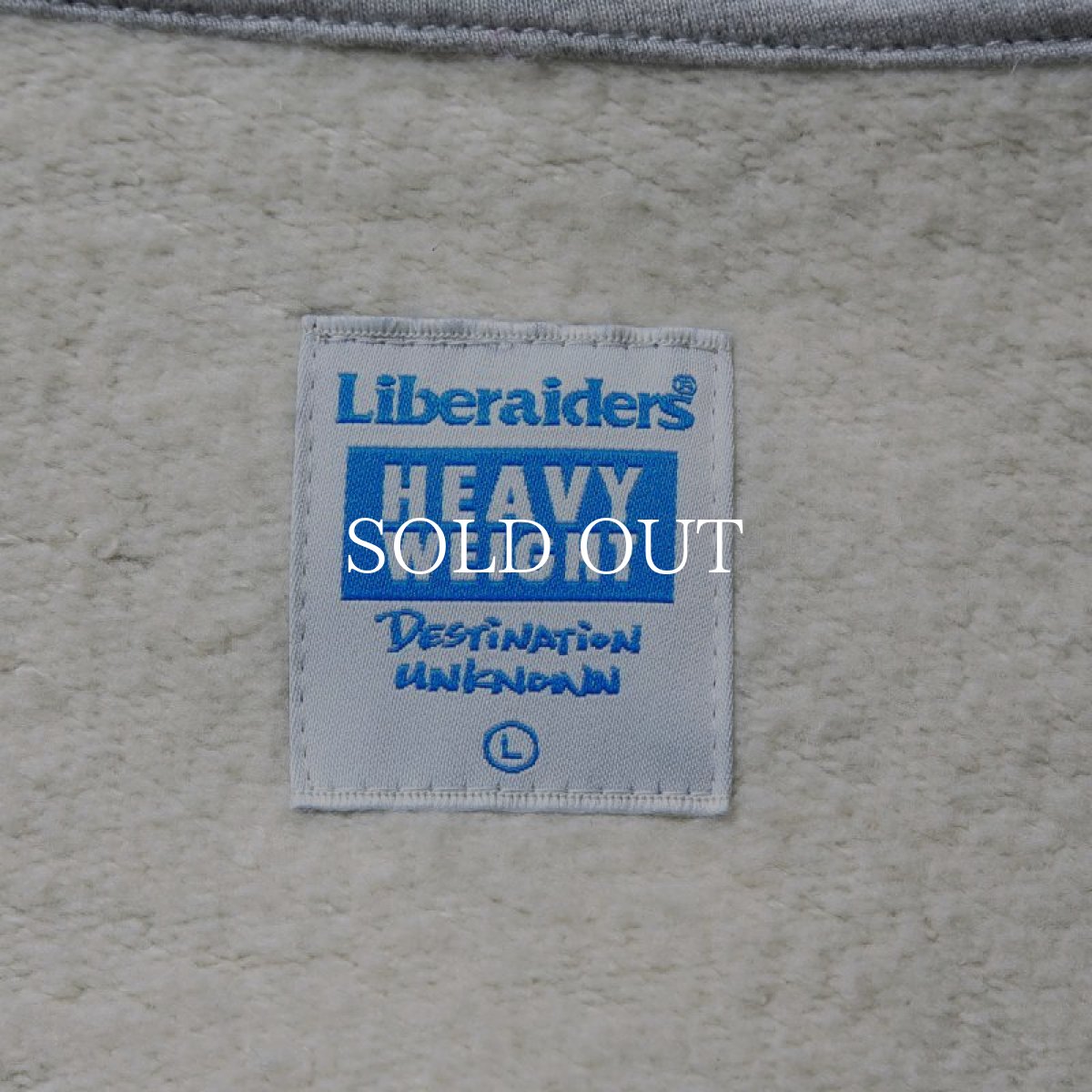 画像4: Liberaiders  HEAVY WEIGHT FLEECE HOODIE (GRAY) (4)
