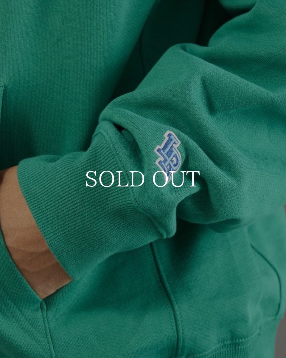 画像12: Liberaiders  HEAVY WEIGHT FLEECE HOODIE (GREEN) (12)