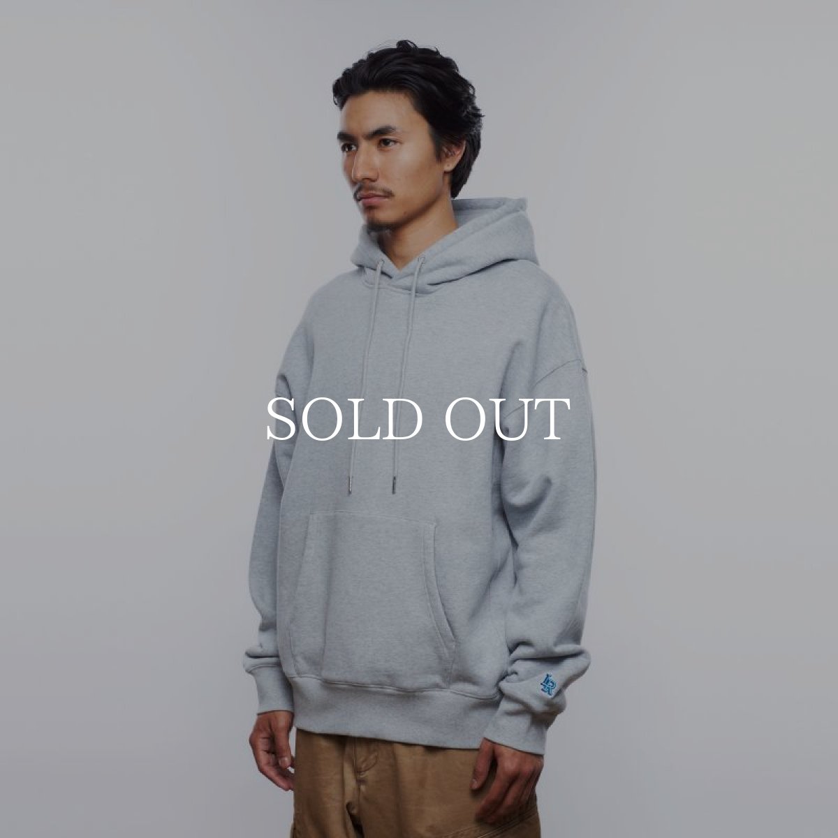 画像7: Liberaiders  HEAVY WEIGHT FLEECE HOODIE (GRAY) (7)