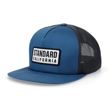 画像1: STANDARD CALIFORNIA  SD Box Logo Patch Mesh Cap (Blue) (1)