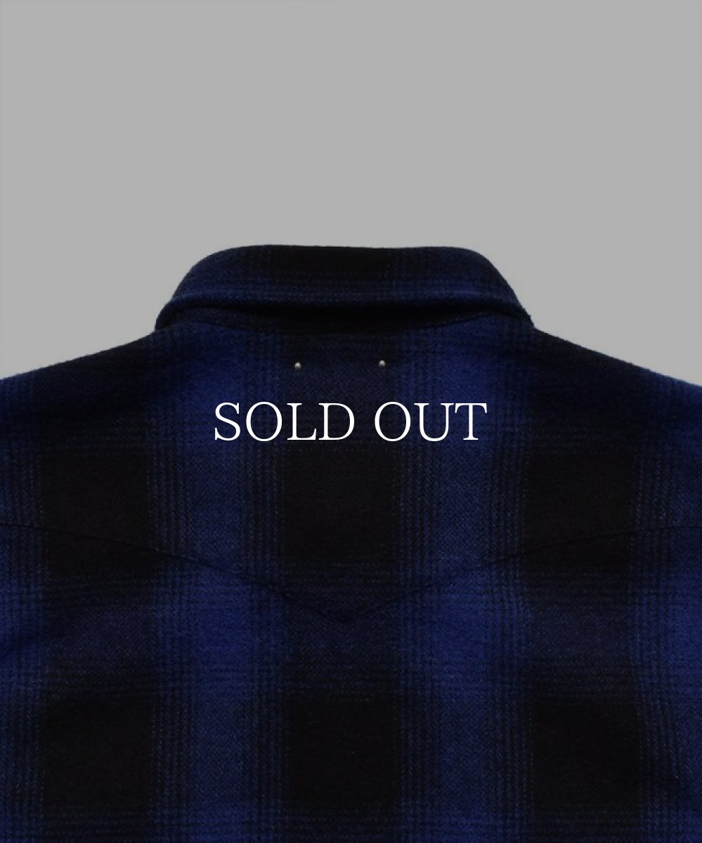 画像5: MINEDENIM  Ombre Check Flannel RF Western SH (BPT) (5)