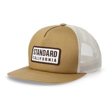 画像1: STANDARD CALIFORNIA  SD Box Logo Patch Mesh Cap (Beige) (1)