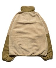 画像2: MINEDENIM  Military Boa Blouson (BEI) (2)