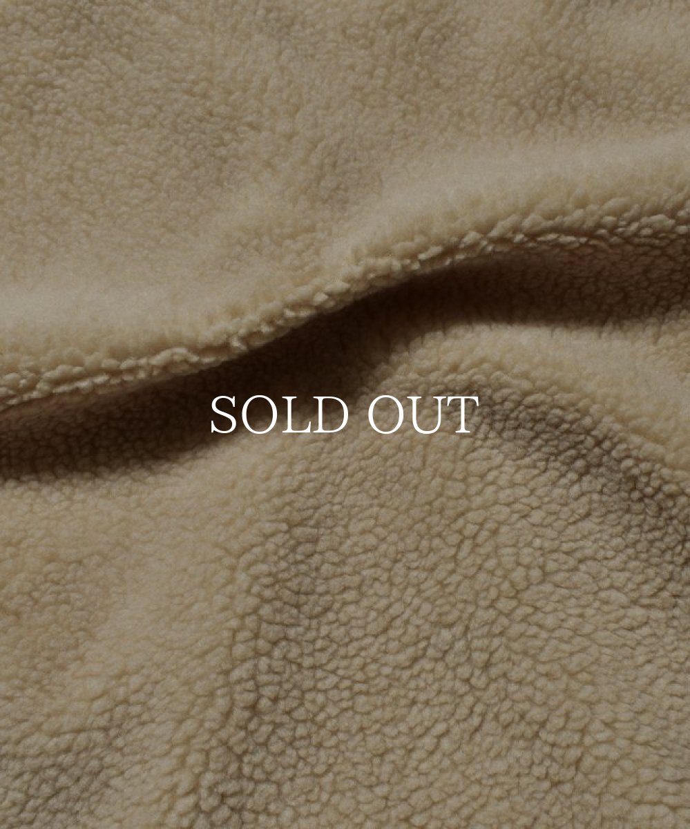 画像8: MINEDENIM  Military Boa Blouson (BEI) (8)