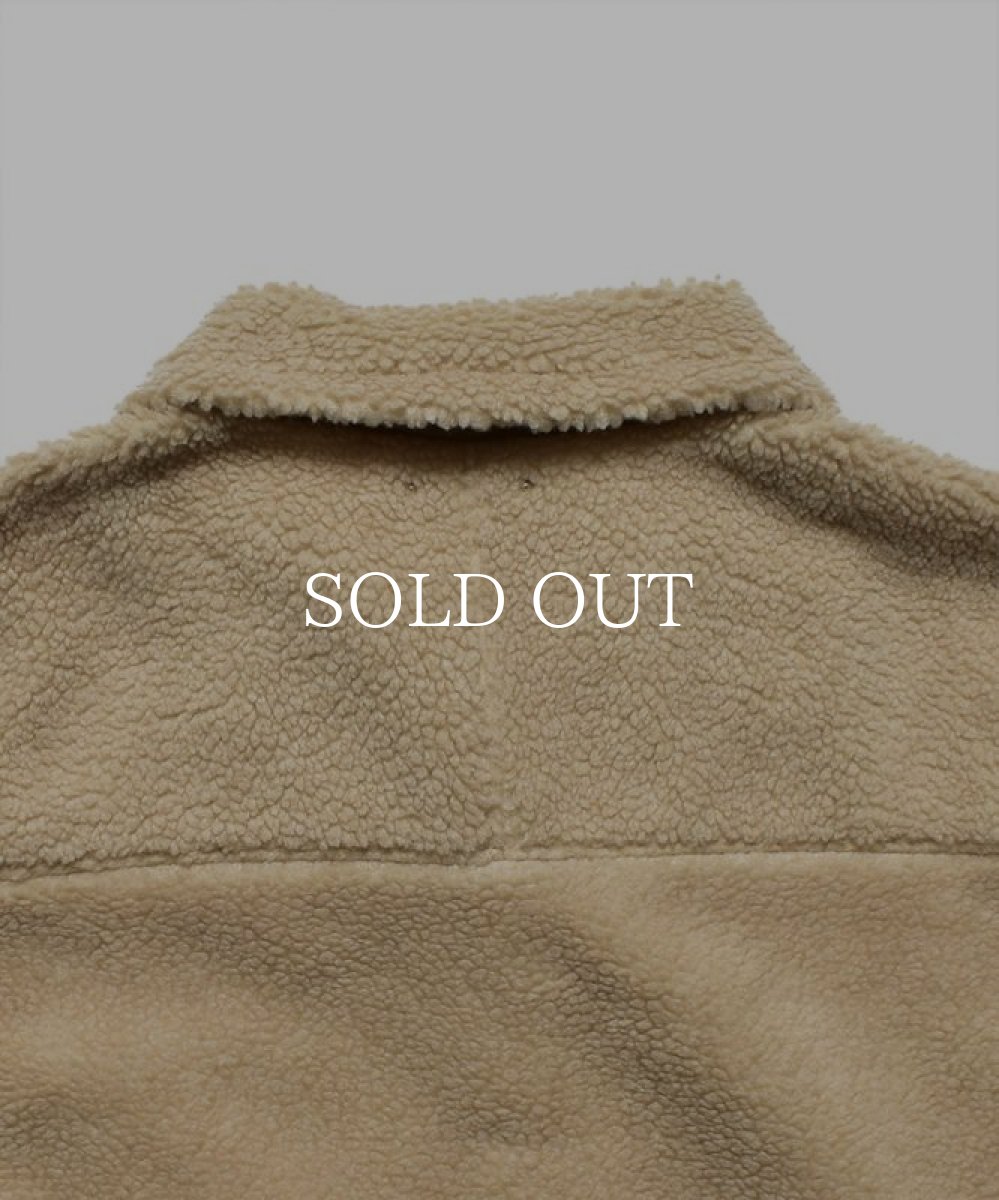 画像7: MINEDENIM  Military Boa Blouson (BEI) (7)