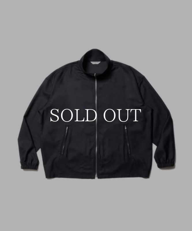 COOTIE T/W Gabardine Stand Collar Zip Up Jacket (Black) CTE-23A202