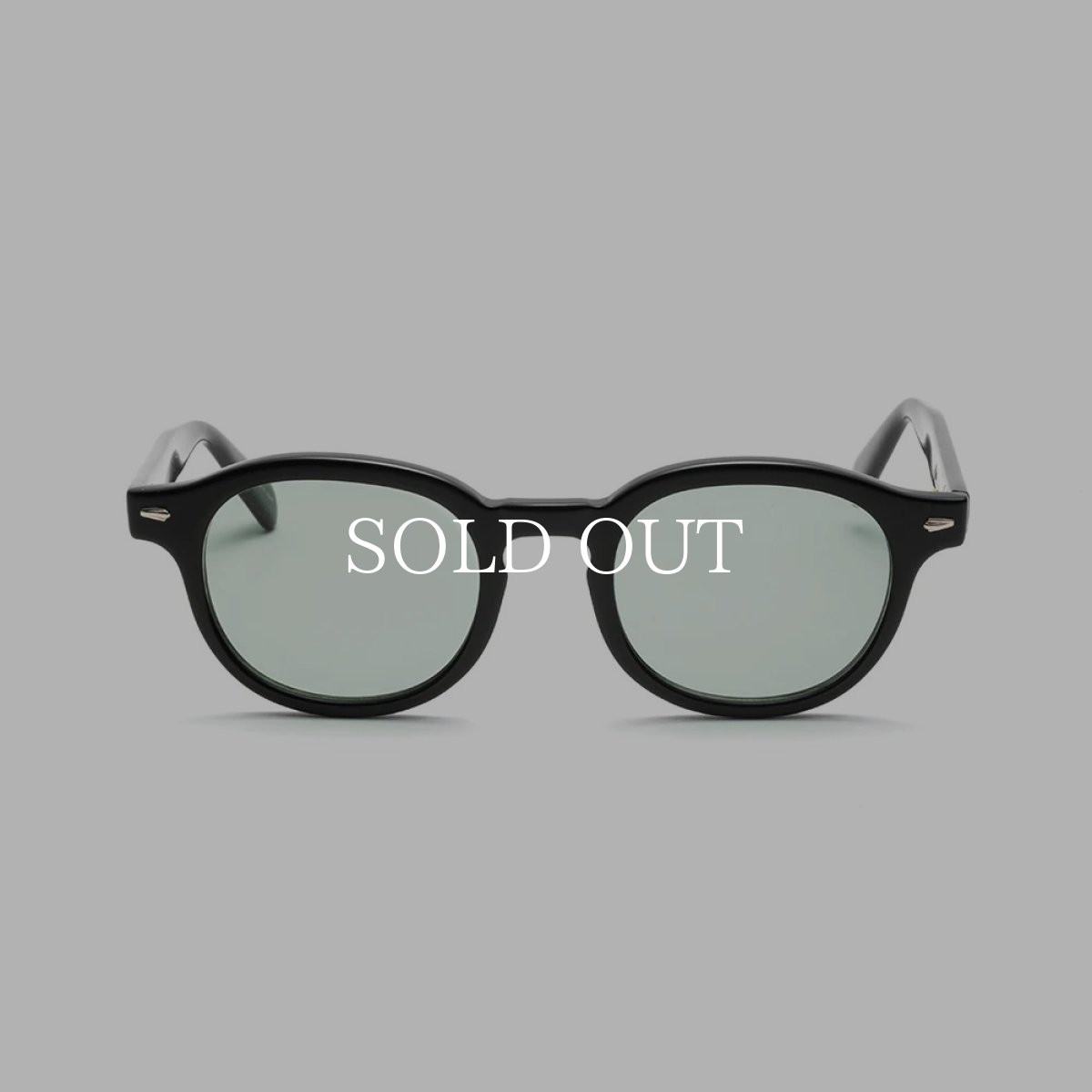 画像2: CALEE  B/W TYPE GLASSES (BLACK / GREEN) (2)