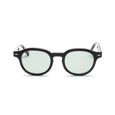 画像2: CALEE  B/W TYPE GLASSES (BLACK / GREEN) (2)