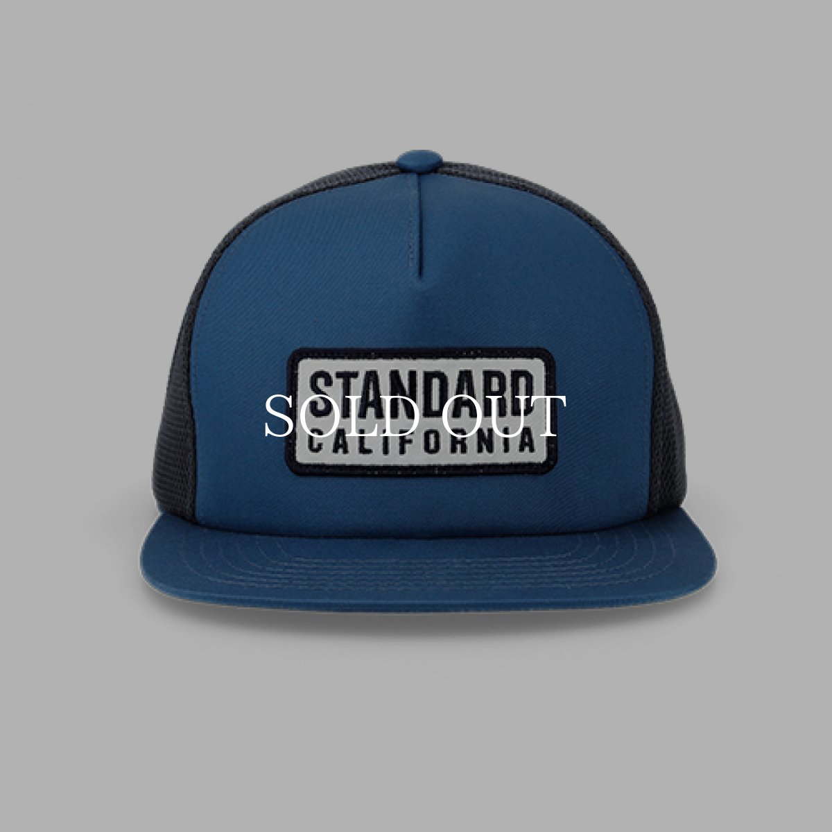 画像2: STANDARD CALIFORNIA  SD Box Logo Patch Mesh Cap (Blue) (2)