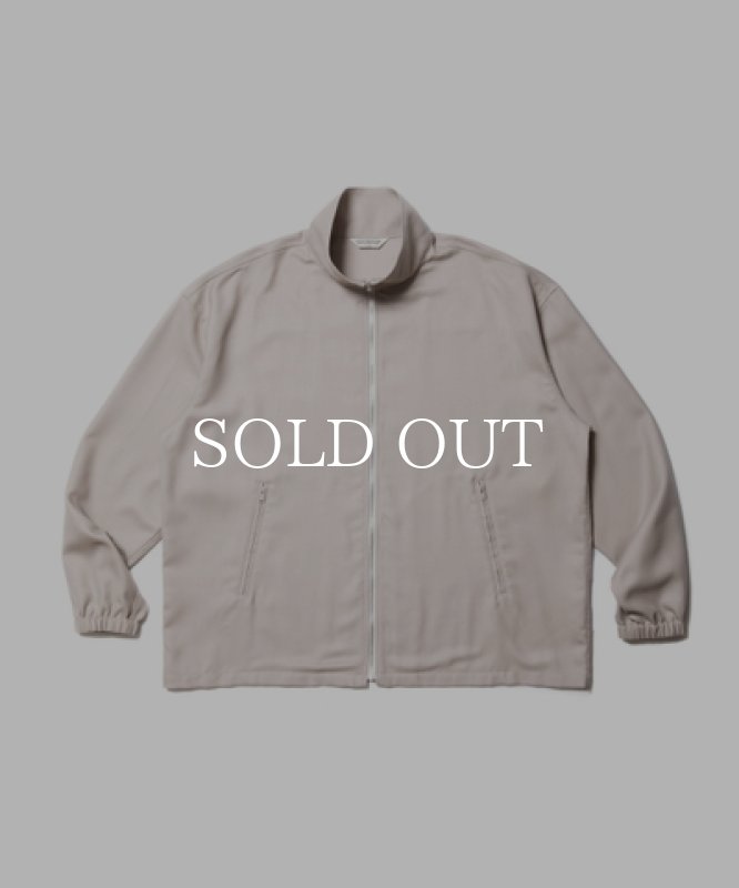 COOTIE T/W Gabardine Stand Collar Zip Up Jacket (Taupe) CTE-23A202