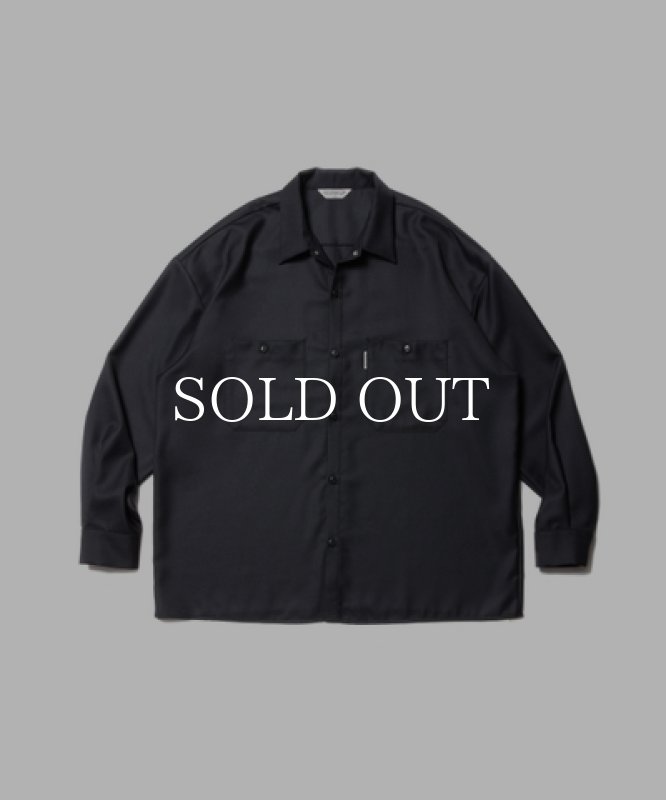 COOTIE T/W Gabardine Work L/S Shirt (Black) CTE-23A401 公式通販