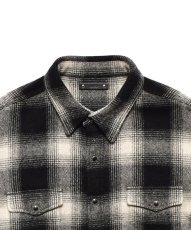 画像3: MINEDENIM  Ombre Check Flannel RF Western SH (BLT) (3)