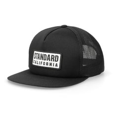 画像1: STANDARD CALIFORNIA  SD Box Logo Patch Mesh Cap (Black) (1)