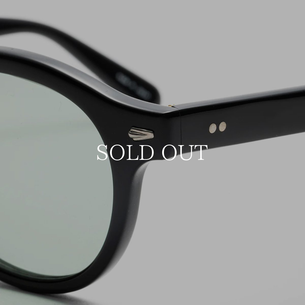 画像4: CALEE  B/W TYPE GLASSES (BLACK / GREEN) (4)