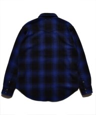 画像2: MINEDENIM  Ombre Check Flannel RF Western SH (BPT) (2)