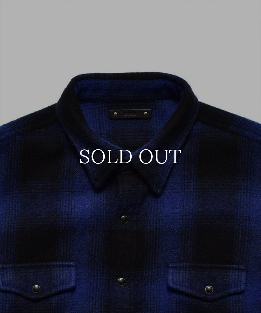 画像3: MINEDENIM  Ombre Check Flannel RF Western SH (BPT) (3)