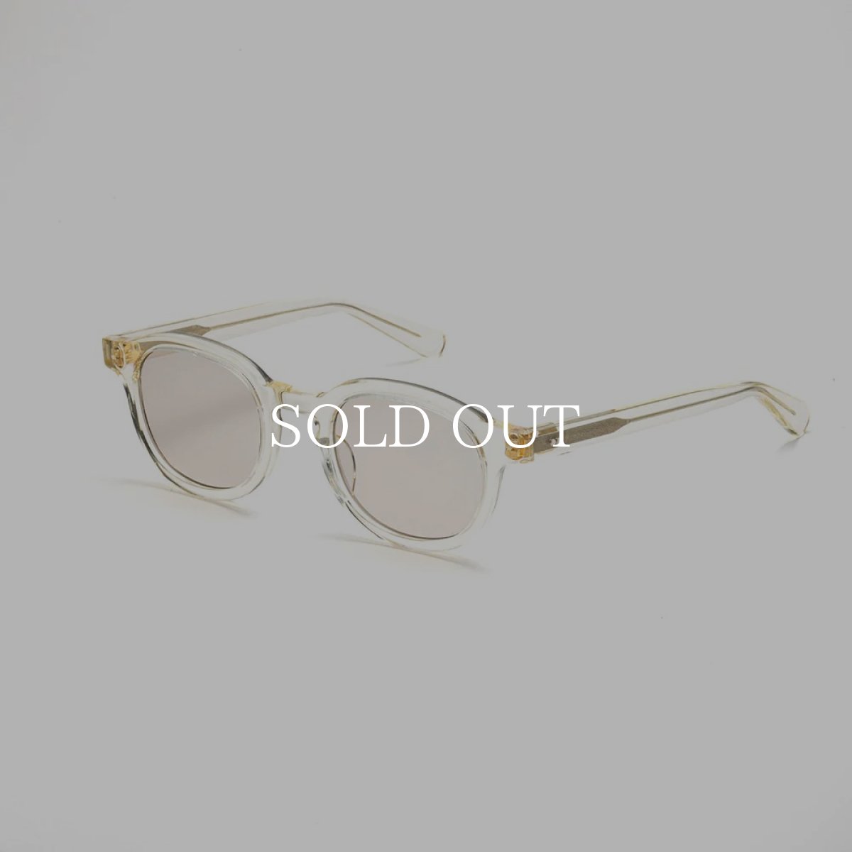 画像1: CALEE  B/W TYPE GLASSES (CLEAR / BROWN) (1)