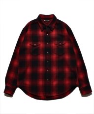 画像1: MINEDENIM  Ombre Check Flannel RF Western SH (RPT) (1)