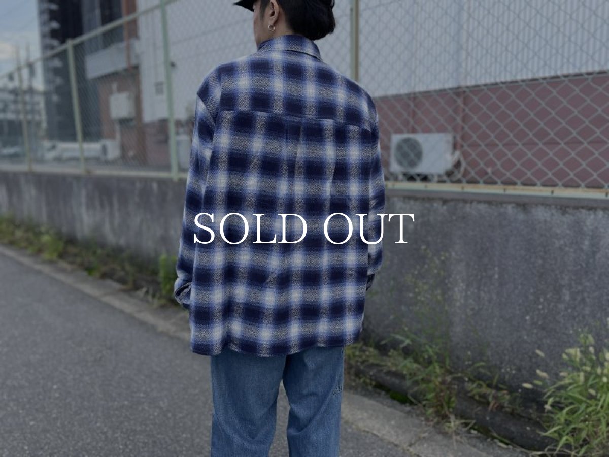 画像4: CHALLENGER  L/S CHECK WORK SHRIT (BLUE) (4)