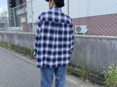 画像4: CHALLENGER  L/S CHECK WORK SHRIT (BLUE) (4)