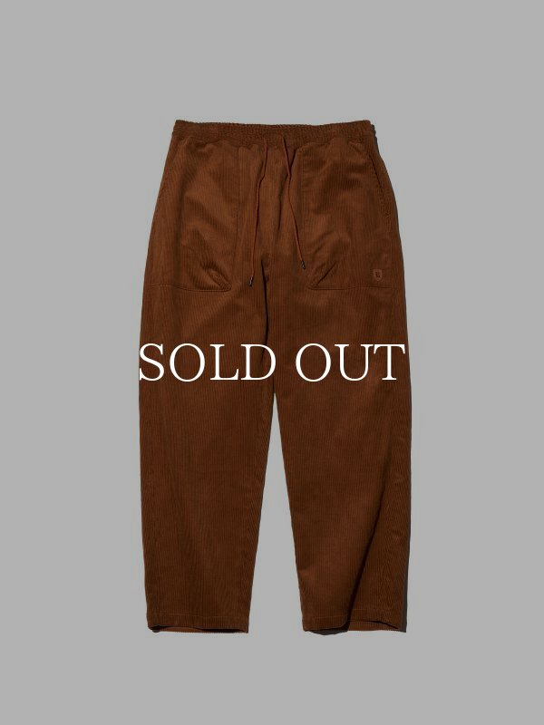 RADIALL MOTOWN - WIDE TAPERED FIT EASY PANTS (Root Beer) RAD-23AW