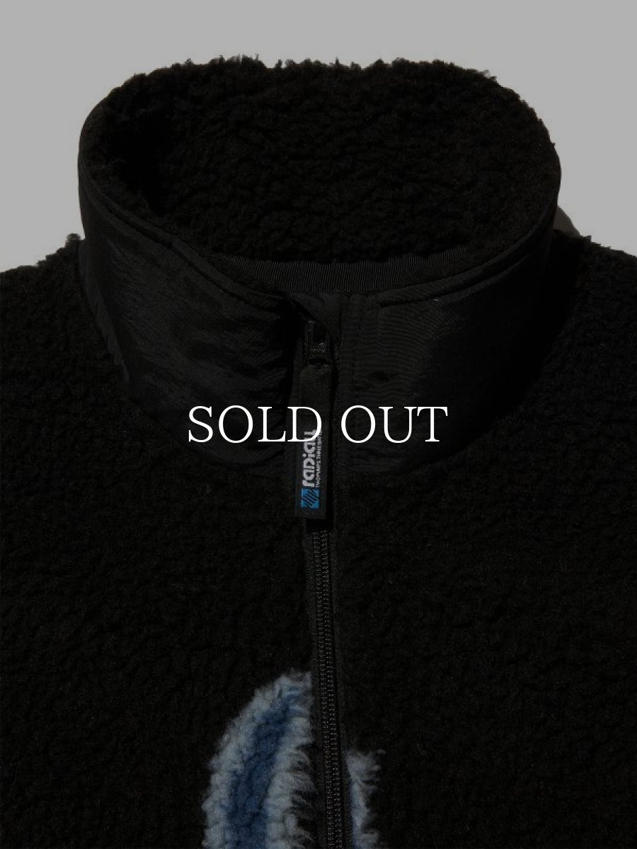 画像3: RADIALL  FLAMES - ZIP UP BLOUSON (Black) (3)